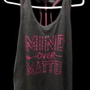 Danskin Now “Mind Over Matter” razorback tank 1X
